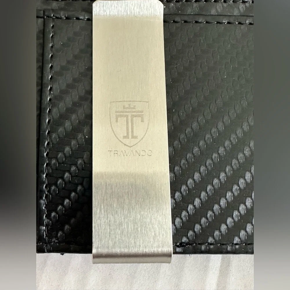 TRAVANDO Mens Wallet Money Clip AUSTIN RFID Blocking Bifold Credit Card Holder